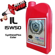JETRON G-M60 Ester Synthese + PLUS 4T Motorcycle Engine Oil (15W50 x 1L)