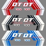 Yamaha Striping Stickers DT 100 DT100 Fullset