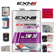 EXN MOLYPLUS SN/CF 5W30 ENGINE OIL (4L) [ FREE OIL FILTER+FREE GIFT+FREE MILEAGE STICKER ]