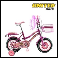 Sepeda Anak Mini United Joyfull 12 Inch Cewek Keranjang Boncengan New