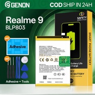 【Free Tools+Adhesive】Genon Battery for Realme 9 Battery BLP803 5000mAh Bateri New 0 Cycle