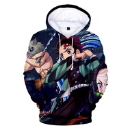 New Anime Hoodies Demon Slayer: Kimetsu No Yaiba Print Hoodies Sweatshirts Men Clothes Jacket Hoddie SG2F