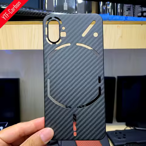 YTF-carbon Real carbon fiber case for Nothing phone1 case Ultra-thin anti-drop aramid fiber Business