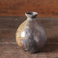 備前焼 窯変徳利(木箱付き)　t-120