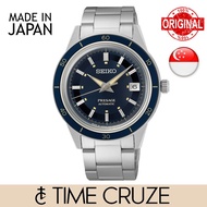 [Time Cruze] Seiko SRPG05J1 Presage Japan Made Automatic Stainless Steel Blue Dial Analog Men Watch SRPG05J SRPG05