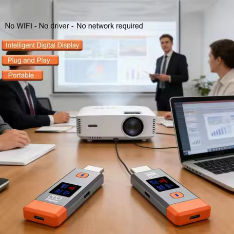 1080P 5.8G Wireless HDMI-Compatible Extender Transmitter Receiver 50M for Home Theater Video Confere