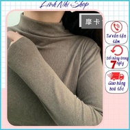 [GN3] Turtleneck Thermal Shirt, Plain Long Sleeve - GUANGZHOU GOODS