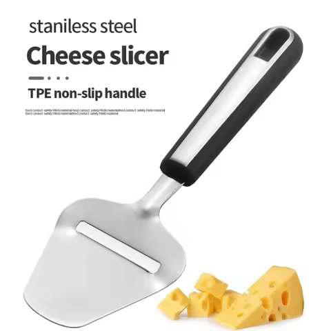 Stainless Steel Cheese Slicer Heavy Duty Cheese Shaver Shovel Butter Slicer Plane Cheese Cutter Scra