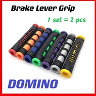 BRAKE LEVER RUBBER / SPONGE / GRIP DOMINO UNIVERSAL Y15 / RS150 / LC135 [  2PCS ]