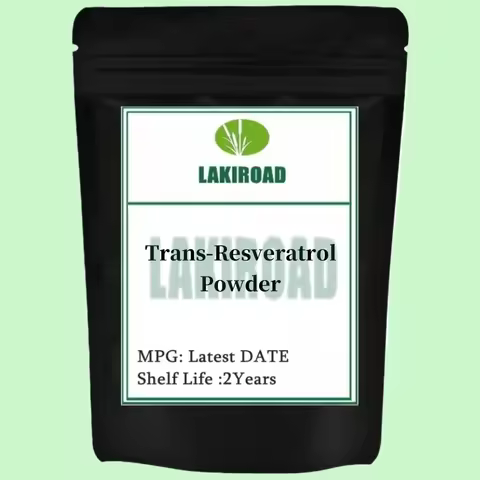 Trans-Resveratrol Powder Antioxidant Supplement skin whitening anti-cancer nmn Anti-Wrinkle Cosmetic