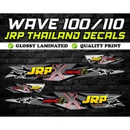 ♣☑Wave 100 JRP x Daeng Decals Sticker (GREY)