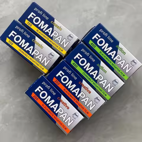 Original FOMAPAN 400/200 Black White 100 Film 120mm Negative Film ISO 100 200 400 Film 1-10 ROLL For