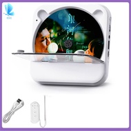 Portable Home CD Music Player+Remote Control Bluetooth 5.1 CD Player Dust Cover Radio Display for Ki
