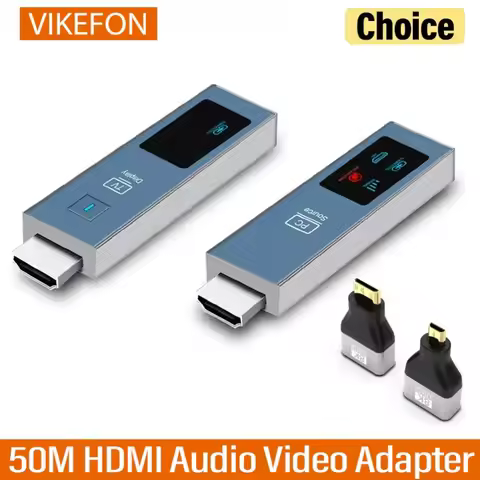 5.8G 50M HDMI Wireless Transmission Audio Video TX RX HDMI Extender Display Adapter Cable Screen Mir
