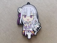**現貨/包郵** Re:0 從零開始的異世界生活 **EMILIA PVC 橡膠 掛件 軟膠吊飾** 動漫 匙扣 立牌 景品 杯墊 ANIME KEYCHAIN RUBBER MASCOT 扭蛋 轉