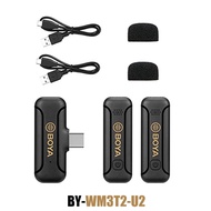 BOYA (BY-WM3T2-U1)/(BY-WM3T2-U2)-Mini 2.4GHz Type-C Wireless Microphone klcentre@visaforchina.org