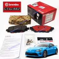 BREMBO ผ้าเบรคหน้า TOYOTA 86 (GT86) / SUBARU BRZ เกรด CERAMIC (1คู่หน้า)