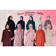 Abaya Shimmer Dahlia with Free Shawl