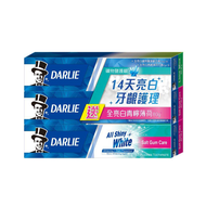 DARLIE 好來 全亮白礦物鹽護齦牙膏140g 2條 + 青檸薄荷80g  1組  360g