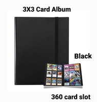 Card Album / Kad Album / Card Binder / Card Holder Book : 9pockets 3X3 360 card slot for Trading car