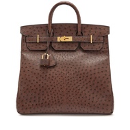 Hermès Havane Ostrich HAC Haut à Courroies Birkin 40 Gold Hardware, 2006