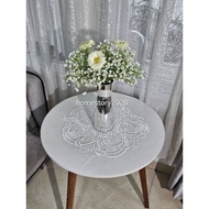 Small tablecloth corner table betawi table size 40cm 45cm 50cm