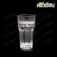 LUCKY GLASS Fashion Water 6.5 Oz (200 ml.) Euro Tumbler LG-101407 (10004) TD 6.6 x BD 5.0 x H 11.3 c