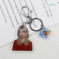 DELMER Singer Taylor Swift Keychain, Singer Fashion Taylor Swift CD 1989 Pendant, Star Creative Interesting Mini Song Player Acrylic Keyring Singer Taylor Fans