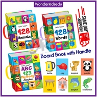 Lets Learn Mini Board Book ABC 123 My Body | 128 Animals | 128 Words | Baby | Children | Young Reade