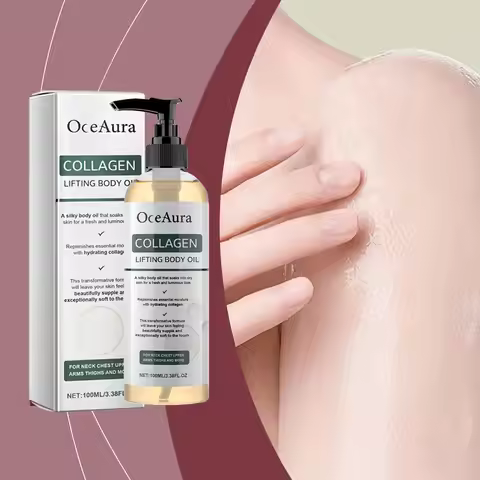 Collagen Lifting Body Oil, Firming Body Oil, Compact Body Oil, Massage Oil, Women Collagen Skin Tigh