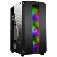 เคสคอมพิวเตอร์ Tsunami Pro Hero K11 K ARGB Tempered Glass ATX Gaming Computer Case พร้อมพัดลมไฟ ABLA