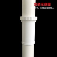Pvc Extended Telescopic Joint 50 75 110 160 Drain Pipe Threaded Flexible Joint Quick Grab Joint Dire
