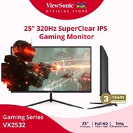 Viewsonic 25" VX2532 320Hz / 27" VX2758A-2K-PRO-3 240Hz / 27" VX2766-2K-PRO-9 320Hz 2K QHD Fast IPS 