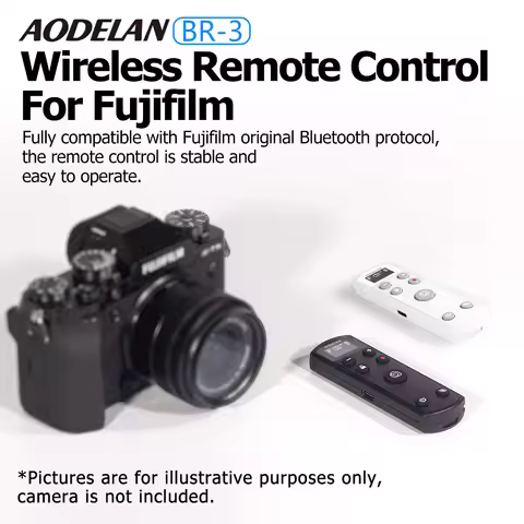 AODELAN Wireless Bluetooth Remote Control For Fujifilm Fuji X-M5 XT50 X100VI X-S20 X-T5 X-T4 X-T3 X-