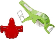 Blue Wonder Plastic Modak Maker Sancha Machine, Kitchen Molds for Festivals, with Bhindi Cutter