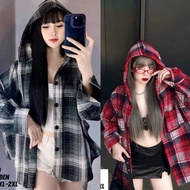 SunscreenJacket, Flannel shirt with thick sleeves From loose for men and women Unisex AK379