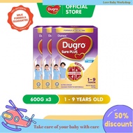 Dumex Dugro Sure Plus Tailored Nutrition Milk Foula 1-9 years (600g x 3) (Susu Milk Powder 奶粉)