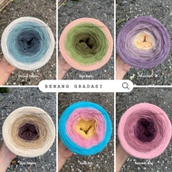 3 Color Gradient Thread 3 Color Gradient Knitting Yarn Size 2 - 10ply