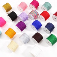 50meter 24colors Nylon Cord Thread Chinese Knot Macrame Cord Bracelet Braided String DIY Tassels Bea