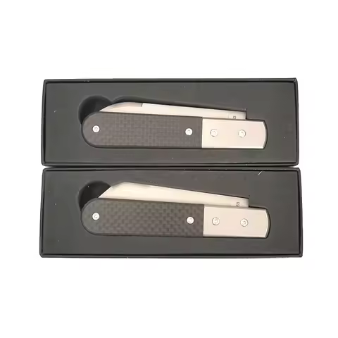 Free Wolf LI-steel DC53 Blade Carbon fiber Handle Camping Kitchen Hunting Outdoor Pocket EDC Tool Ut