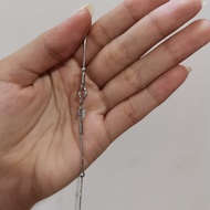 US 925 Silver Italy Chain BALLCHAIN Kwintas Pang Lalaki Kwintas Pang Babe Necklace For Women and Men