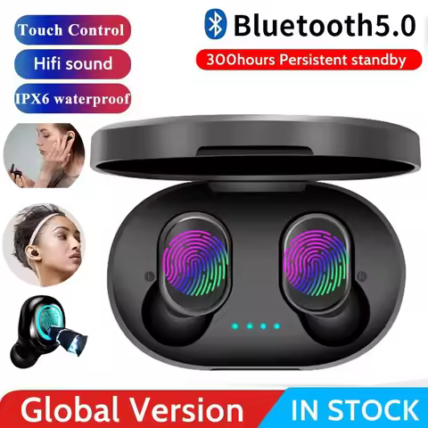 Original A6S TWS Wireless Bluetooth Headset 5.0 Earphone Bluetooth Sport Inear Earbuds Headset with 