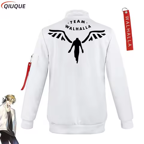 Hanemiya Kazutora Cosplay Costume Anime Wig Unisex White Jacket Coat Halloween Party Suits