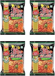 Nissin Geki Hot & Spicy Korean Ramen Instant Veg Noodles | Fiery Korean Flavors with Premium Ingredi