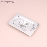 {BUDDI} Stainless Steel 1/9 1/6 1/4 1/3 1/2 1/1 Food Pan Lid Steam Table Pan Covers Notched Lids Wit