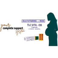 TLC VITA OB W/ FOLIC ACID, IRON, MULTIVITAMINS (100 CAPSULES) FOR OVERALL HEALTH