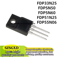 1-5PCS new FDP5N50 5N50 FDP5N60 5N60 FDP51N25 51N25 FDP55N06 55N06 FDP33N25 33N25 TO-220