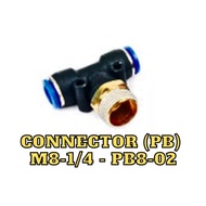 CONNECTOR (PB) M8-1/4 - PB8-02