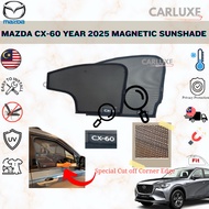 Premium Magnetic Sun Shade Sunshade For MAZDA CX60, CX-60 year 2025 onwards
