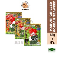 Kabuki Crispy Seaweed Giant Sheet Original / Paprika &Grilled Squid